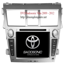 Phương đông Auto DVD theo xe Sadosonic V99 Vios 2009 -2012 | Km Camera lùi hồng ngoại